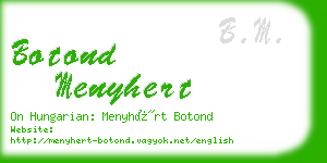 botond menyhert business card